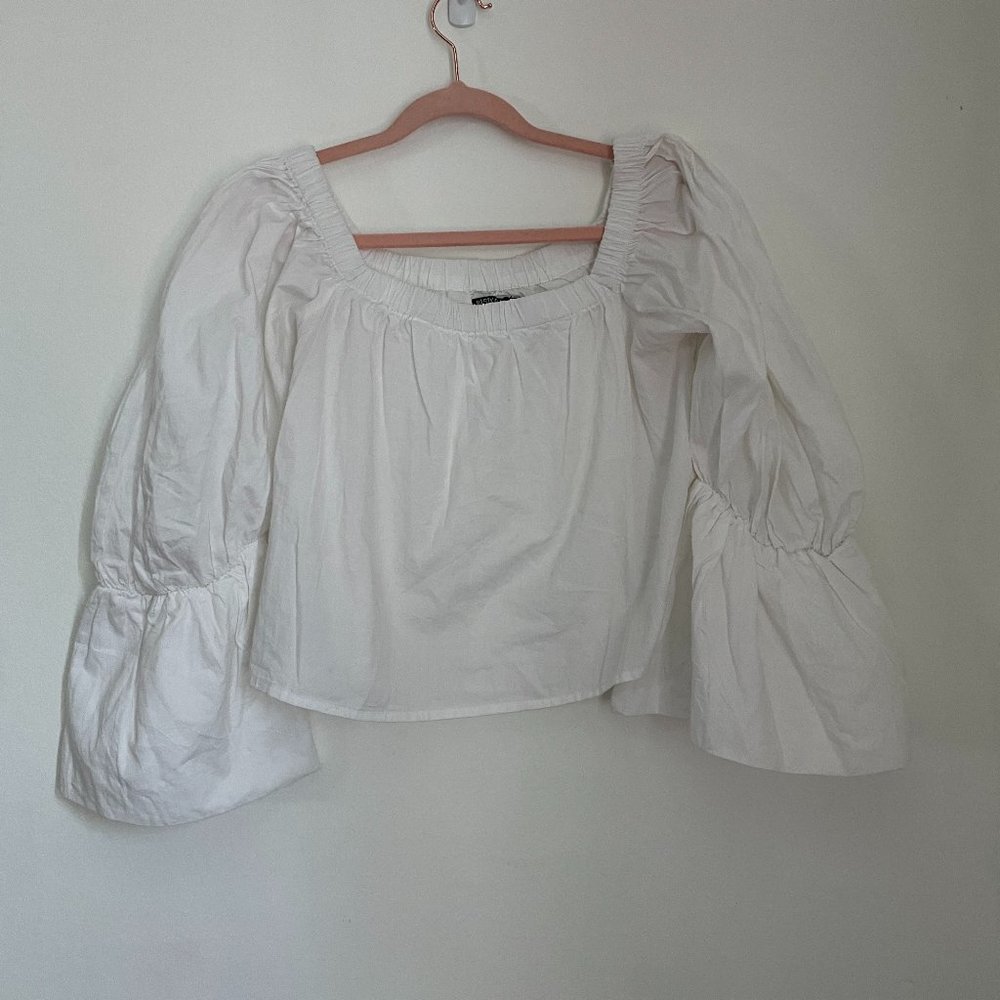 super super cute white blouse